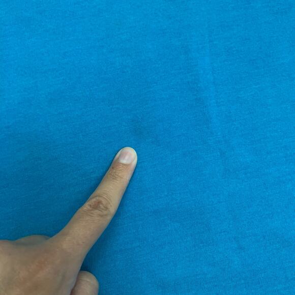 Sorority Panhellenic Recruitment V-Neck T-Shirt Short Sleeve Turquoise Sz Small - Picture 7 of 9